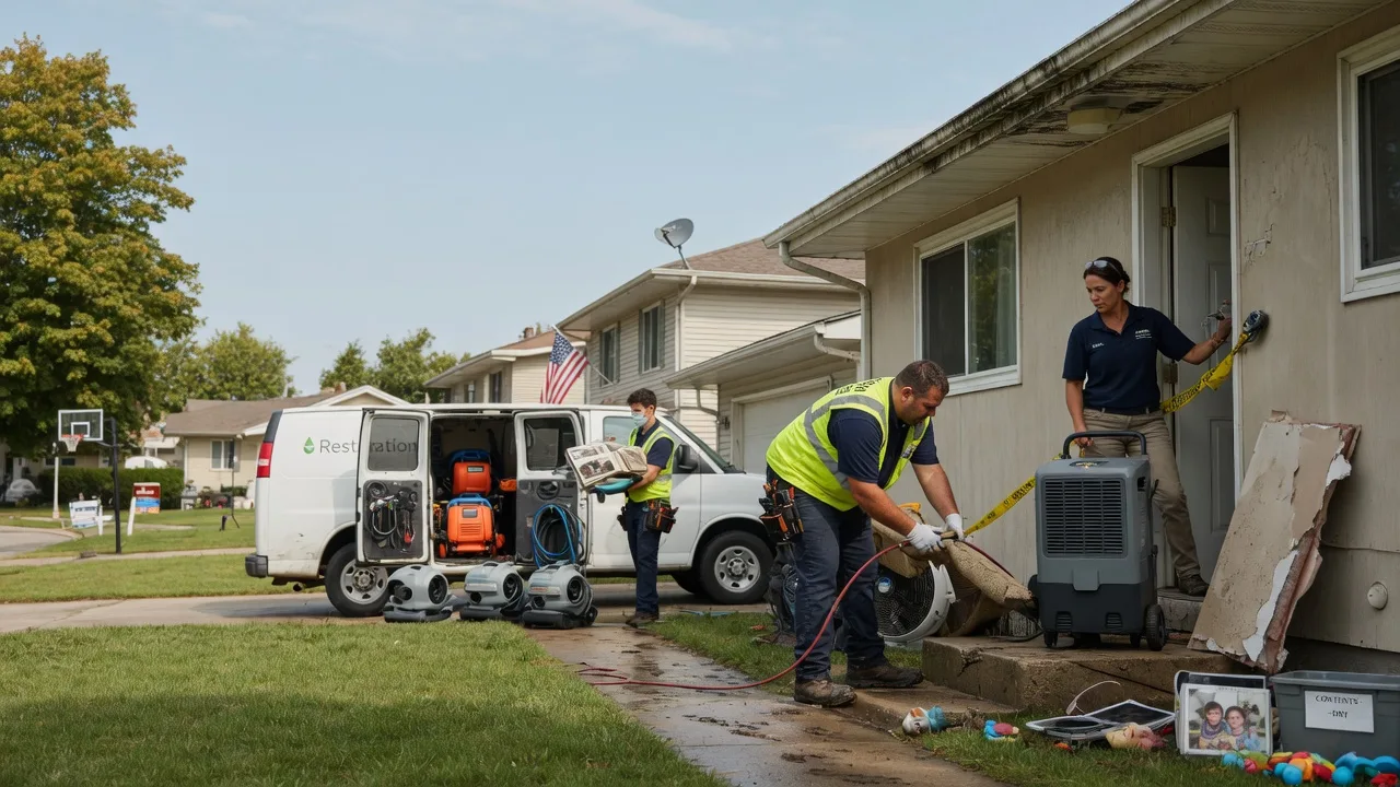 Water Damage Restoration in Hyde, PA near me